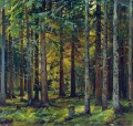 bosque de abetos paisaje clásico Ivan Ivanovich